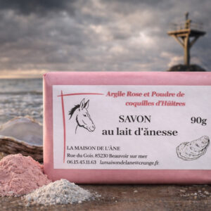 Savon ARGILE ROSE & POUDRE DE COQUILLE D'HUÎTRE